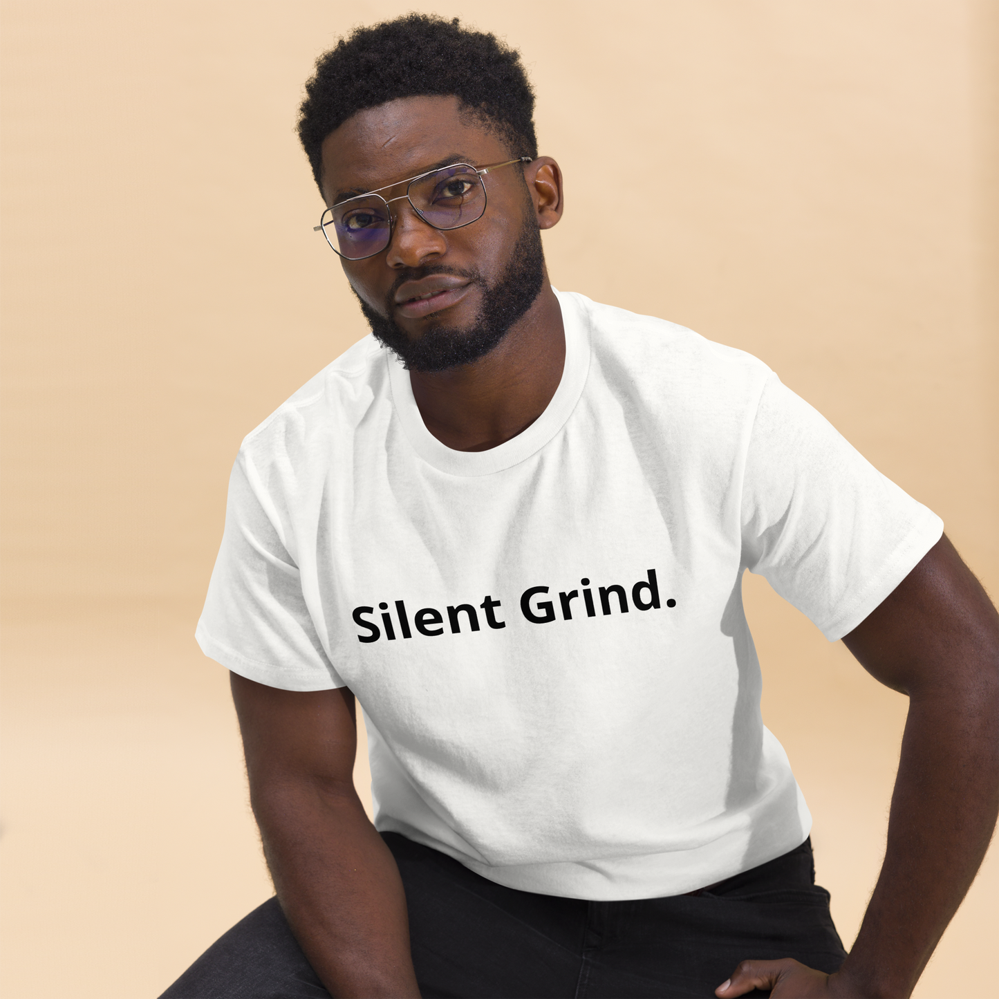 Silent Grind Classic T-shirt (White)
